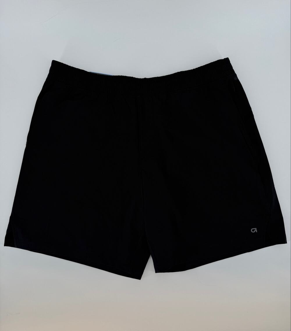 GapFit Mens Active Shorts L Black 7.5" Quick Dry Stretch Athletic NWT